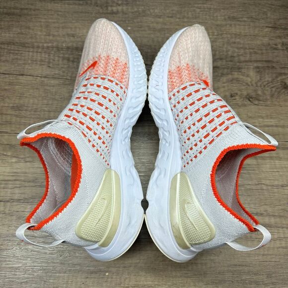 Nike~Women’s~Epic Phantom React Flyknit 2~Vast Grey/Orange(CJ0280-003) Sz 7 - Picture 6 of 8